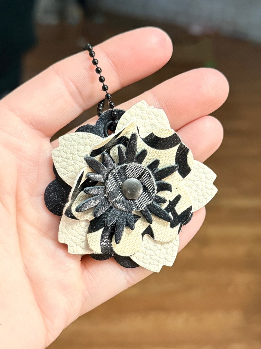 Handmade Floral Bag Charm